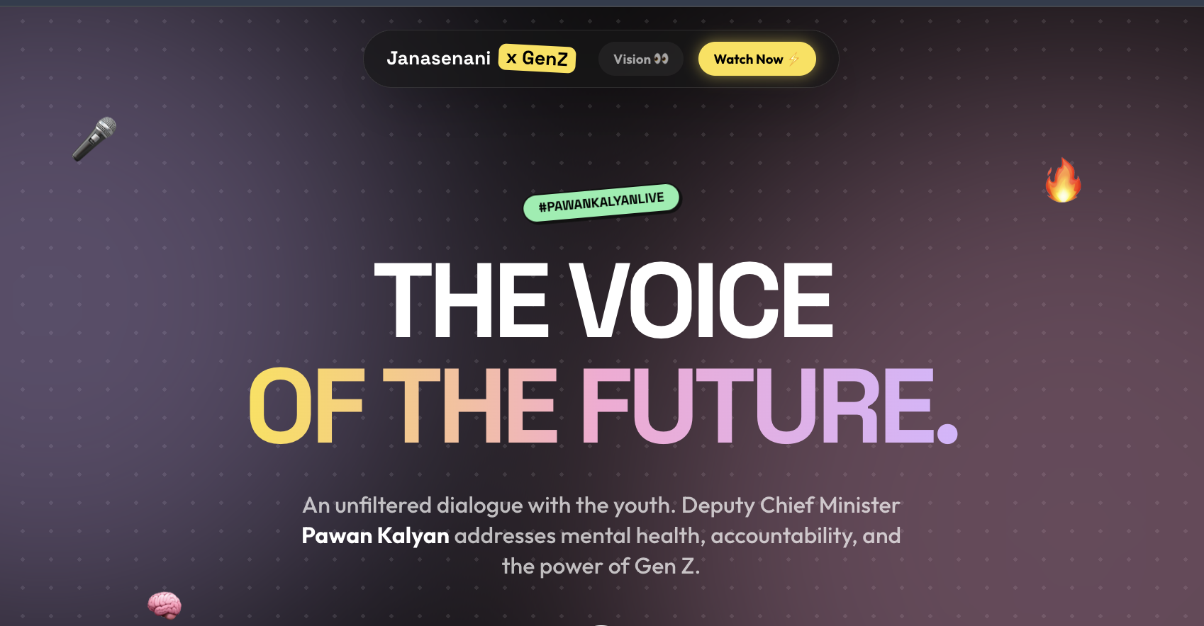 Janasenani with Gen Z