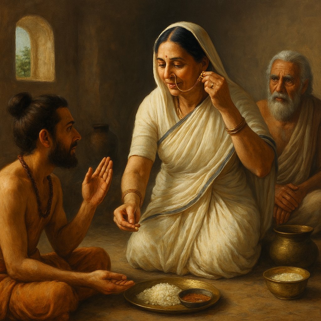 Lord Vishnu appears in a dream