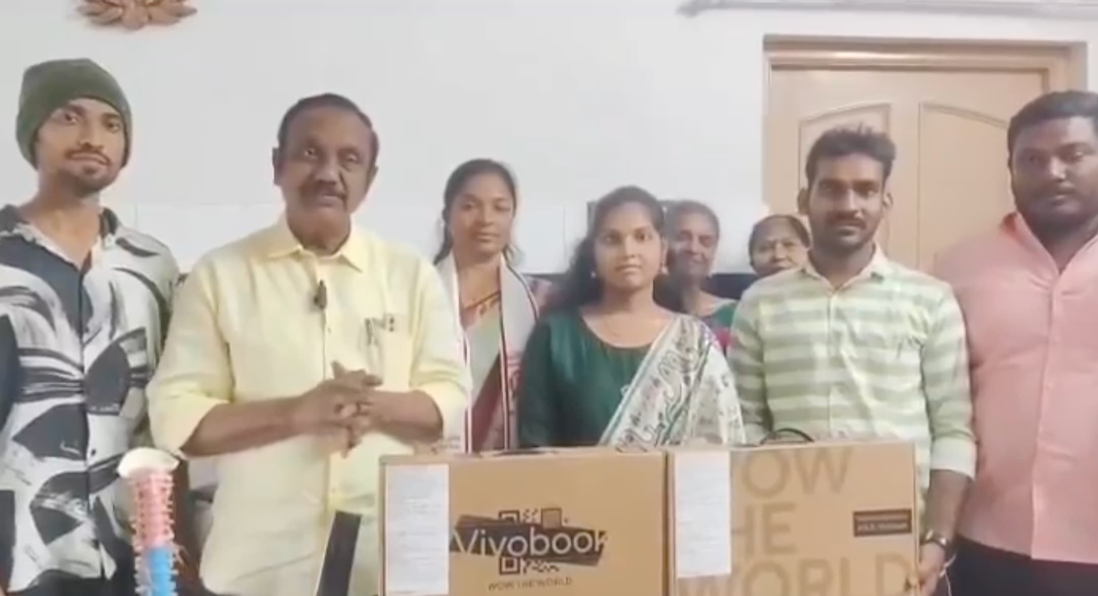 B.Tech student Anil Sai's petition to Pawan Kalyan at Kotappakonda