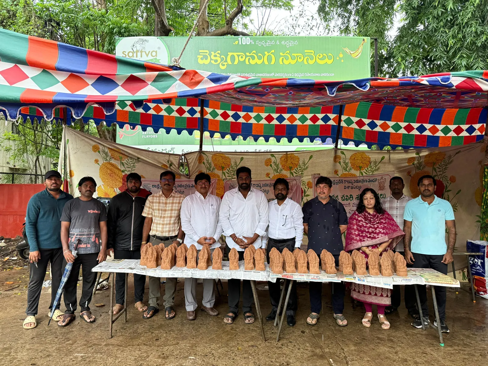 Clay Ganesh Idol Distribution 2025: photo 4