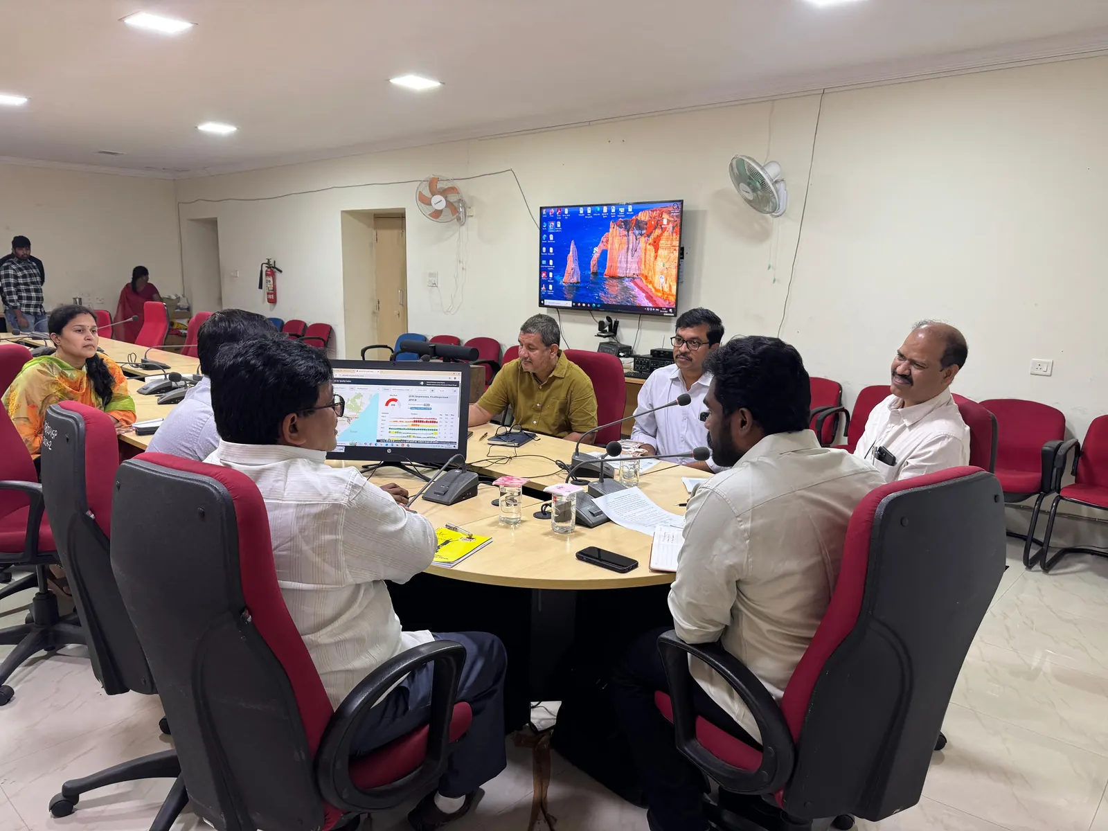 Emergency Meeting on Vizag Air Spike: photo 2