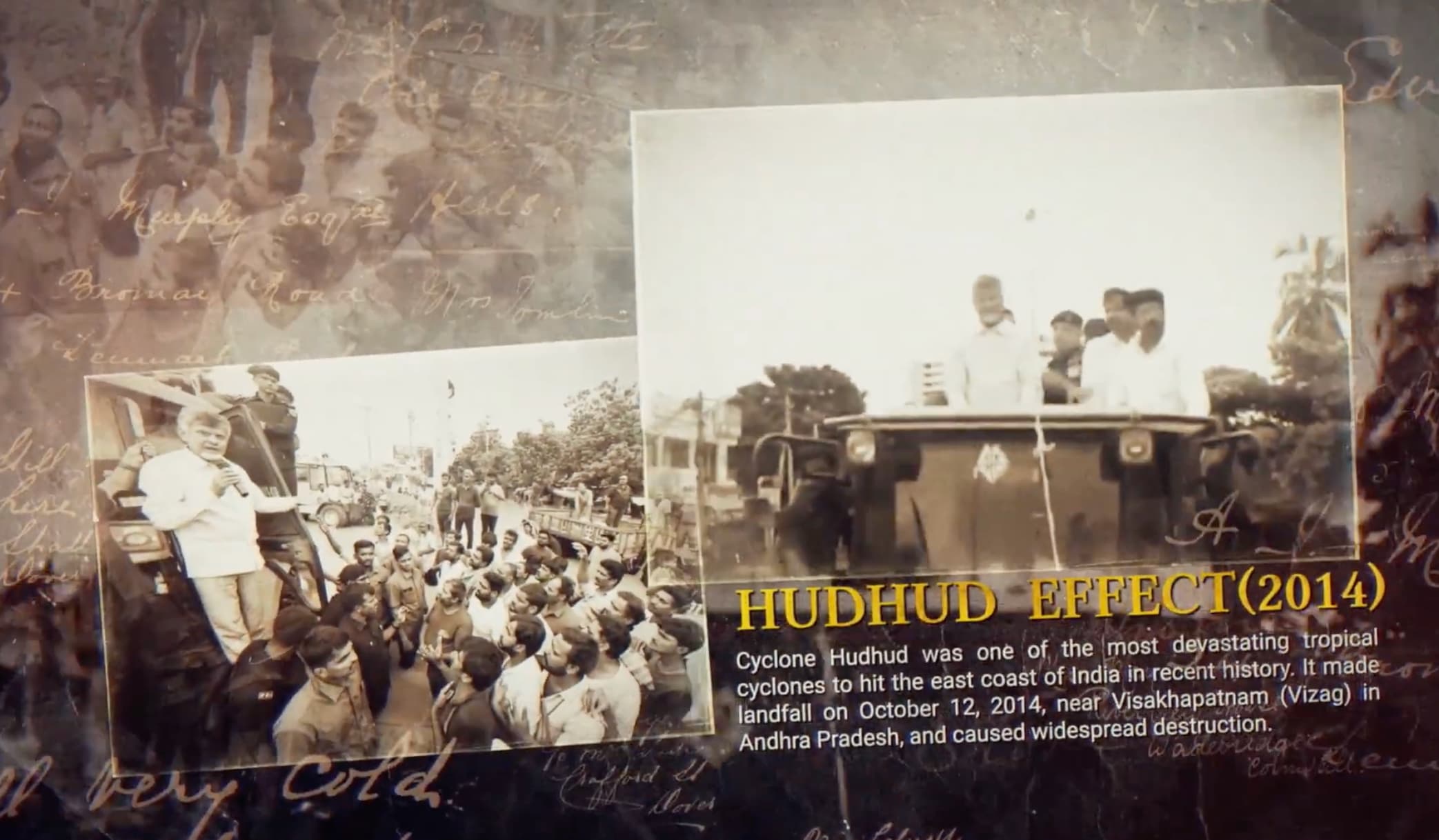 2014 Cyclone Hudhud destruction in Vizag